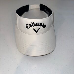 Callaway Unisex Visor Adjustable Hat Col. White Golf Tennis